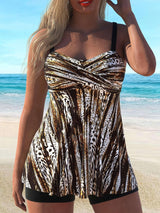 Women's Two-Piece Decorated Swimsuit – Casual, Stylish, and Eye-Catching for Summer