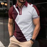 Men's Printed Polo Shirt – Slim Fit & Stylish