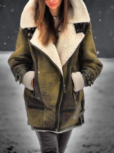 Thickened Faux Fur One-Piece Coat