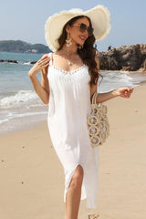 Slit Scoop Neck Wide Strap Cover Up-7