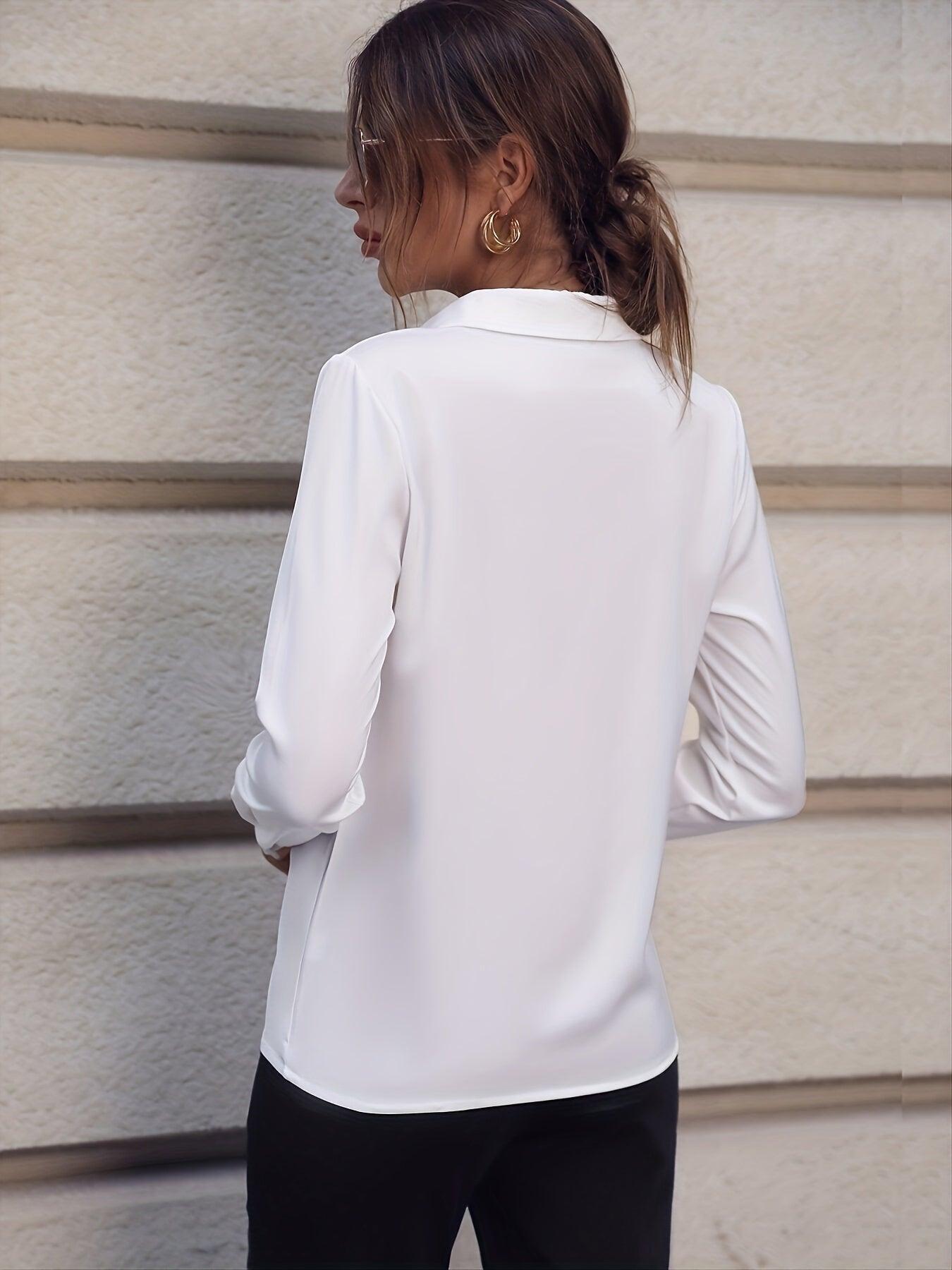 Minimalist White Blouse