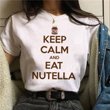 Women's Loose "I Love Nutella" Short Sleeve T-Shirt