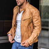 Men's Slim Zipper Short Jacket | Stylish and Versatile Layering Piece