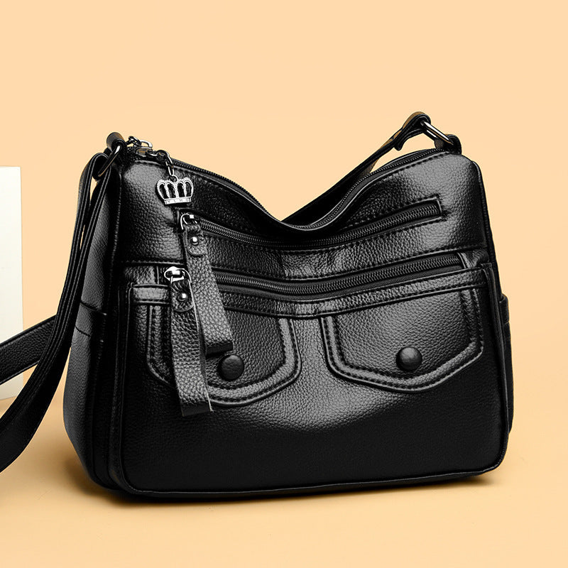 Elegant Large Capacity Messenger Bag – Everyday Sophistication