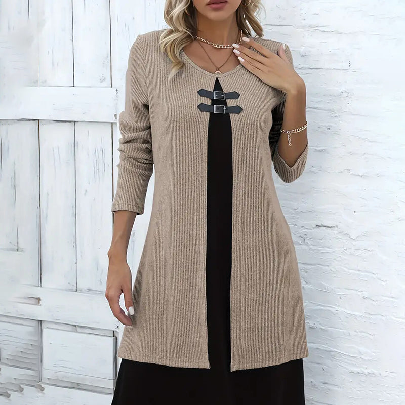 Colorblock Midi Daily Dress