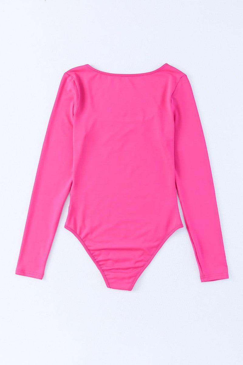 Scoop Neck Long Sleeve Bodysuit-6