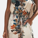 Floral Cotton Jumpsuit – Spaghetti Strap Romper