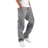 Men's Trade Drawstring Multi-Pocket Casual Trousers | Functional and Stylish Pants