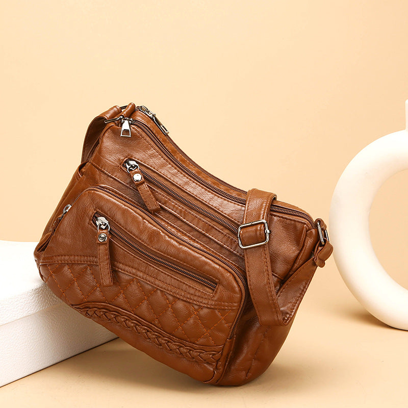 Women's Multi-Pocket Shoulder Messenger Bag