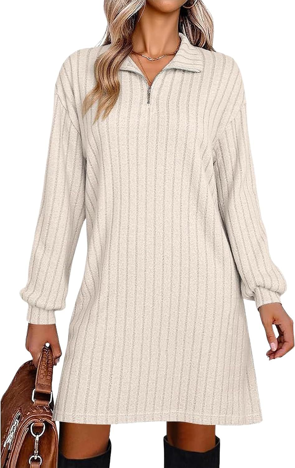 Chic Turtleneck Sheath Dress