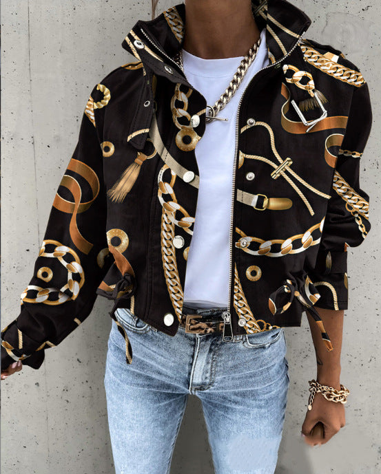 Cropped Vegan Leather Moto Jacket