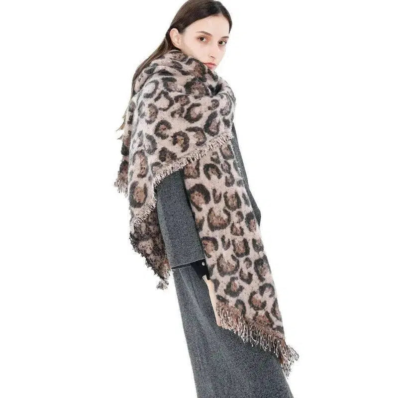 Animal leopard imitation cashmere-2