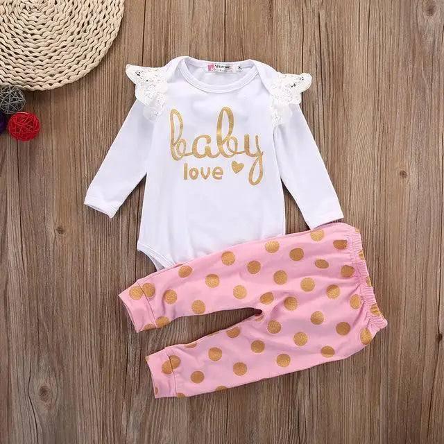 Baby Love Onsie and Pants 2pc set-1