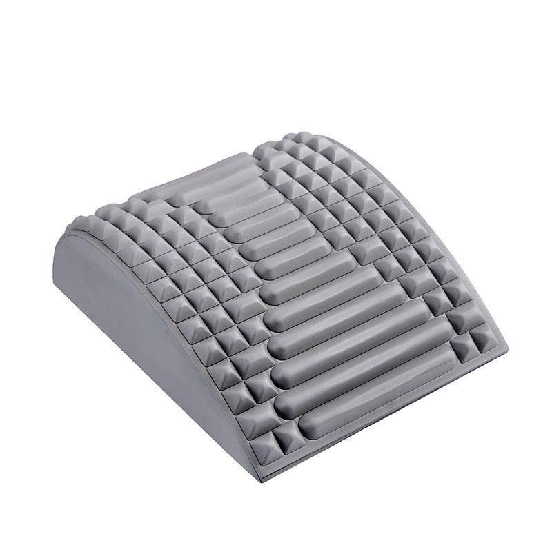 Back Stretcher Pillow Neck Lumbar Support Massager For Neck-Grey-9