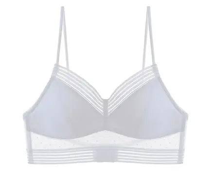 Backless Wedding Lingerie - Invisible Bralette-White-8