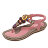 Beach Sandals Bohemian-pink-11