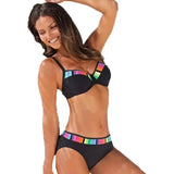 Bikini Explosion Style Gradient Color Swimsuit Underwire-2