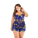 Chic Plus Size Swimwear | Trendy Tankini Styles-Blue-7