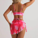 Chic Wrap Swimwear: Trendy Colorful Bikini & Sarong Sets-7