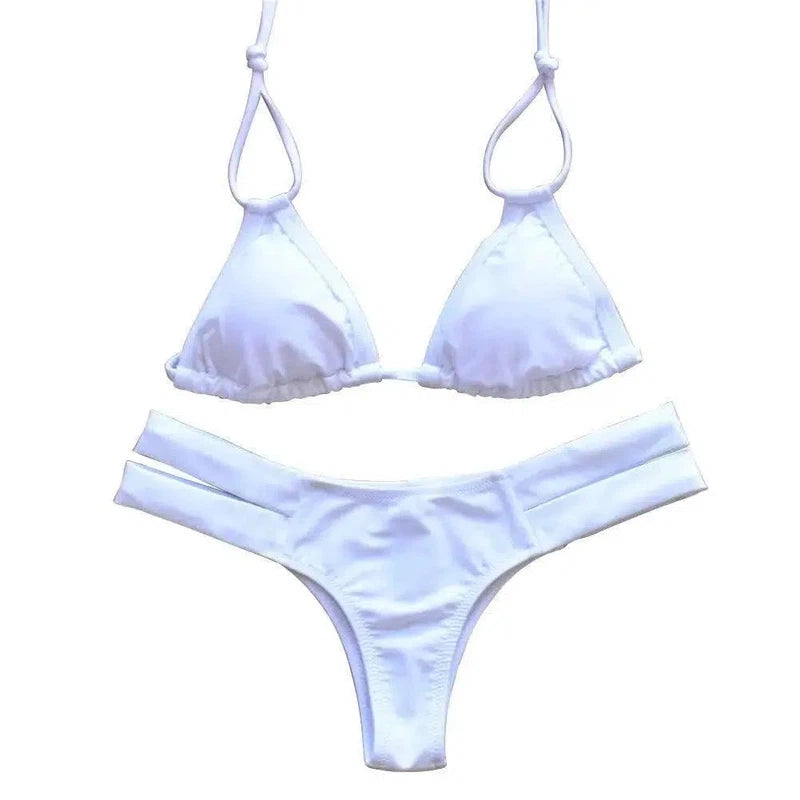 Classic white suit manufacturer sells new bikini lace-1