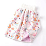 Cotton and bamboo fiber Baby diaper skirt-Pink-14