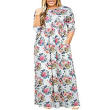 Elegant Floral Maxi Dress | Summer Casual Chic-3