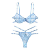 Erotic Lingerie Suit Ladies Sky Blue-SkyBlue-2