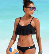 Europe and America multicolor bikini ladies-Black-6