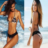 Explosive Style Lace Swimsuit Split Bikini-1