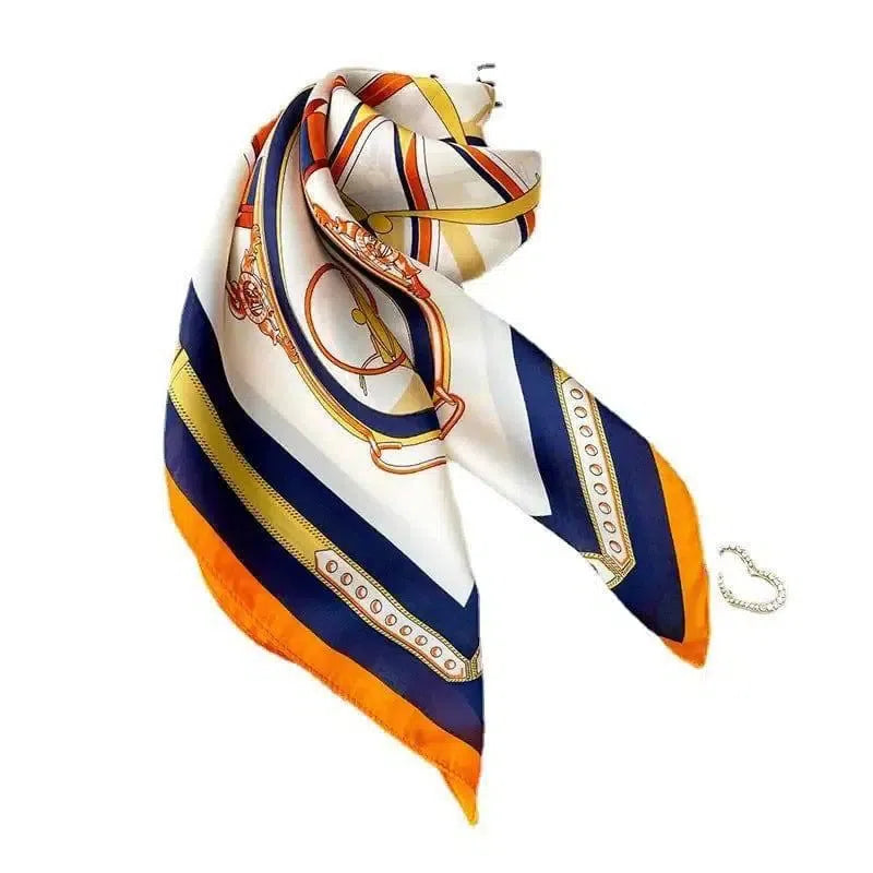 Fashion Pattern Silk Scarf Spring And Autum-2