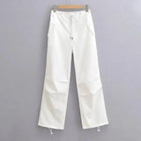 Fashion Personality Overalls For Women-White-10