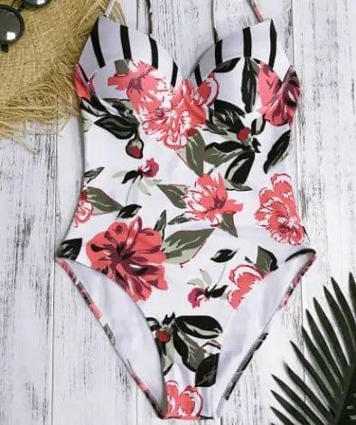 Fashion One-piece Bikini Swimsuit-4