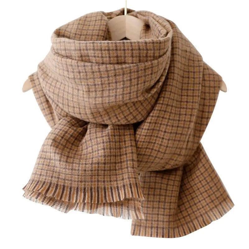 Fashion Winter Plaid Scarf Ladies-3