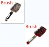 Hairbrush Anti Klit Brushy Haarborstel Women Detangler Hair-49