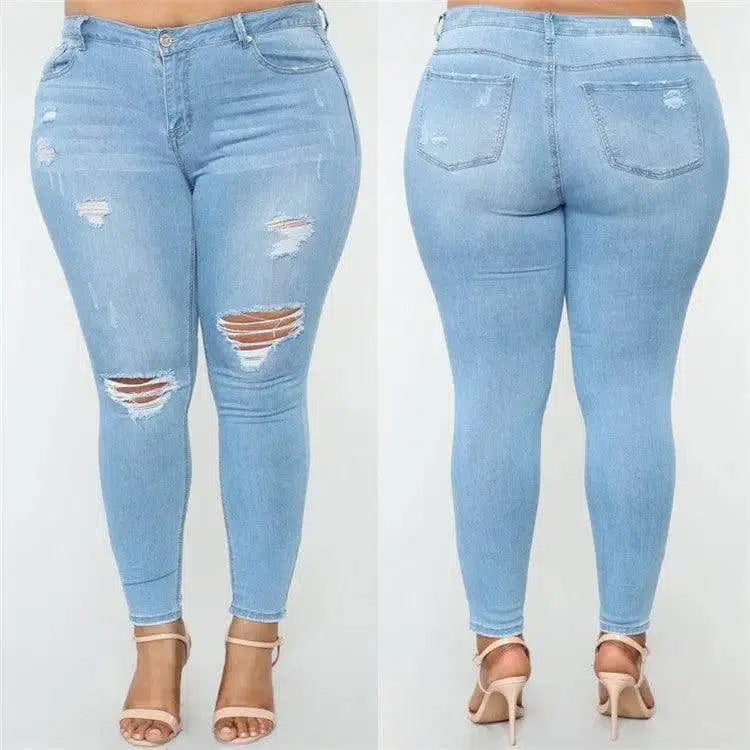 LOVEMI - High-elastic slim jeans