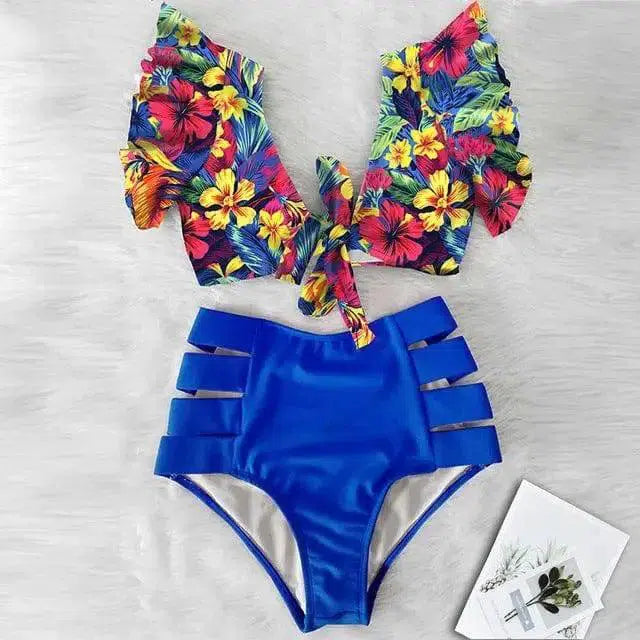 High waist bikini sexy 2-piece set-NA19508B3-11