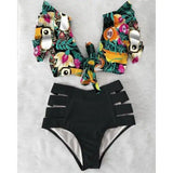 High waist bikini sexy 2-piece set-NA19508D8-9