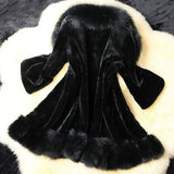 Imitation Fur Rabbit Hair Splicing Big Hair Collar Slim-4