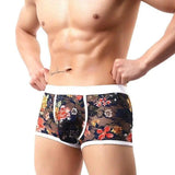 Lace boxer shorts-Sapphire-4