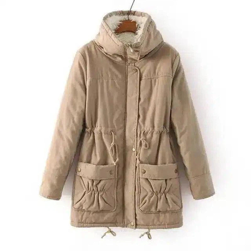 Lamb coat-Khaki-8