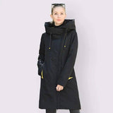 Large Winter Jackets For Women Long Jacket Outdoor Black-6