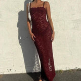 Long Dress Summer-Red-7