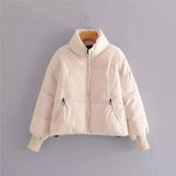 LOVEMI - Lovemi - Autumn and Winter Casual Loose Bread Coat Cotton