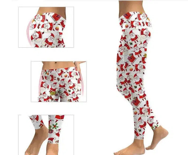 LOVEMI - Lovemi - Autumn and winter Santa Claus leggings European