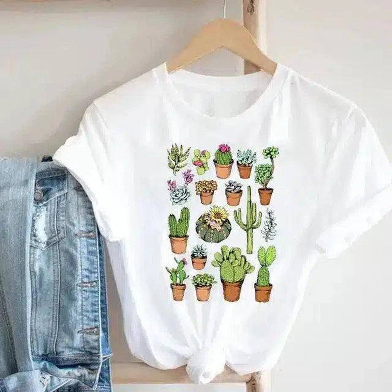 LOVEMI - Lovemi - Cactus Cartoon Sweet Lady Street Fashion Clothing