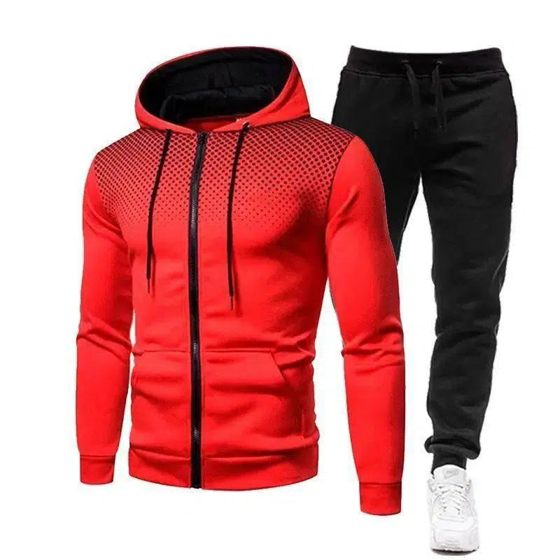 Stylish Casual Hooded Jacket for All Occasions-Red-2