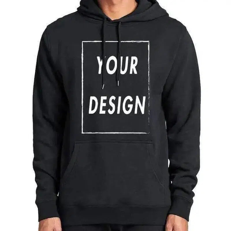 Design Your Own Hoodie - Customizable Comfort-Black-2