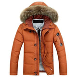 LOVEMI - Lovemi - Down jacket men's Korean casual solid color thick