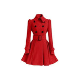 LOVEMI - Lovemi - Fashion Slim Long Women's Woolen Coat