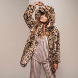 LOVEMI - Lovemi - Fashion Warm Mid-length Faux Fur Coat Winter